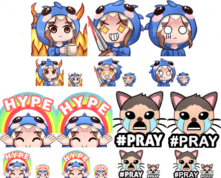Create custom twitch or discord emotes by Kannraa