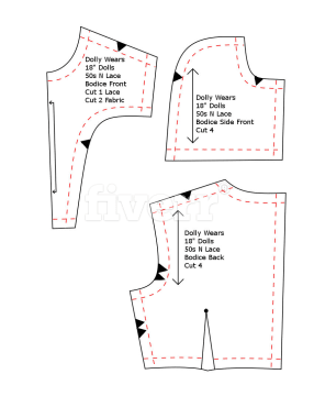 Digitally trace your doll clothes patterns by Mordanjiles