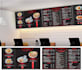 design static tv screen menu or digital menu TV menu board for restaurant