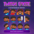 draw chibi twitch emotes, animated and sub badges for stream