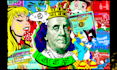 create a unique pop art and street graffiti style modern artwork
