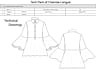 do professional technical drawings of cloths for you