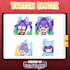 draw twitch emotes and animated emotes for vtuber stream