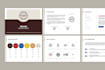 create a comprehensive brand style guide, brand guidelines, logo creation