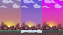 make professional pixel art on the background