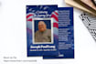 design a unique funeral card or obituary design within 24 hours