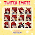 draw twitch emotes and animated emotes for vtuber stream