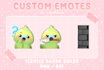 make cute animated emotes for twitch, discord, youtube