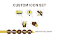 design custom icon set in svg vector format