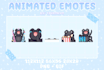 make cute animated emotes for twitch, discord, youtube
