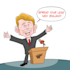 draw satire, editorial or political cartoons for you