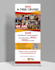design eye catching trade show booth or pop up exhibition display banner