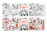 create vector doodle line art illustration in my style