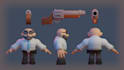 model, rig, and animate stylized, low poly 3d character
