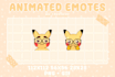 make cute animated emotes for twitch, discord, youtube