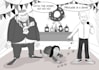 draw satire, editorial or political cartoons for you