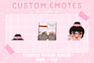 make cute animated emotes for twitch, discord, youtube