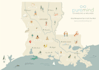 design a custom vector map illustration, unique to you