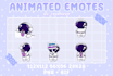 make cute animated emotes for twitch, discord, youtube