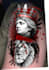 create a custom trash polka tattoo design