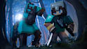 make cinematic minecraft thumbnail, art