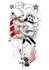 create a custom trash polka tattoo design