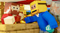 make cinematic minecraft thumbnail, art