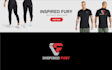 design gym, fitness, clothing brand and streetwear logo