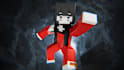 make cinematic minecraft thumbnail, art