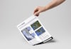 design stylish flyer, poster or magazine ad