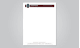 design creative letterhead with ms word document
