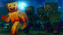 make cinematic minecraft thumbnail, art