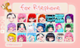 draw custom chibi emotes for you