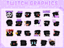 make cute animated emotes for twitch, discord, youtube