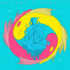 illustrate an epic psychedelic album cover artwork for you