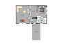 redraw floor plan for real estate agent,