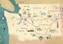 design a custom vector map illustration, unique to you