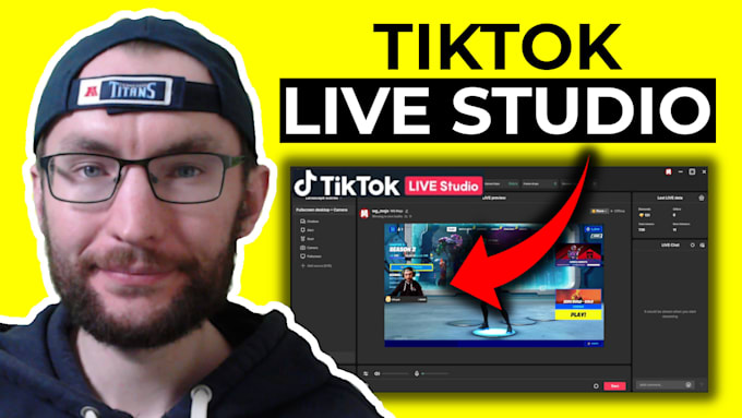 TikTok Live Studio settings panel
