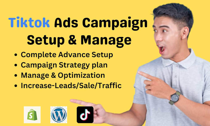 TikTok ads for online coaching campaign setup