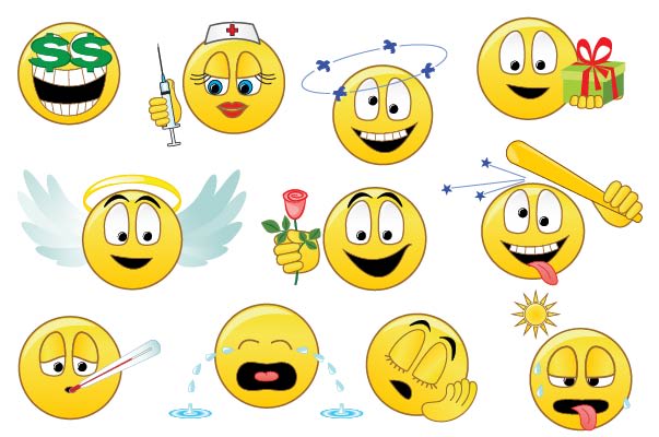Funny Typed Emoticons