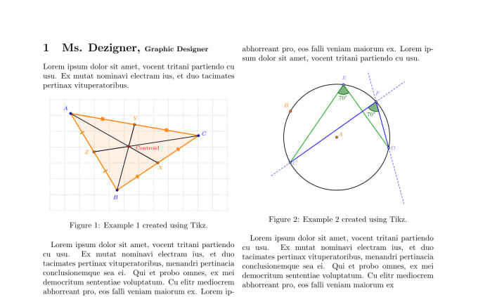 Latex Geometry Telegraph