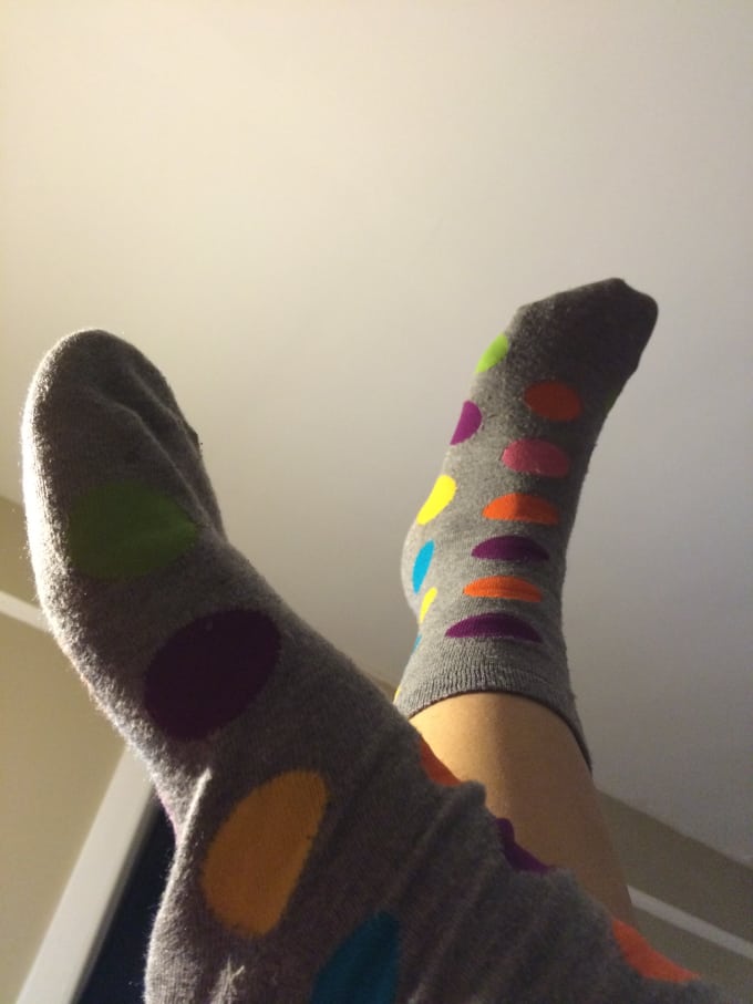 Sell you pictures of my feet in cute socks by Therushfood
