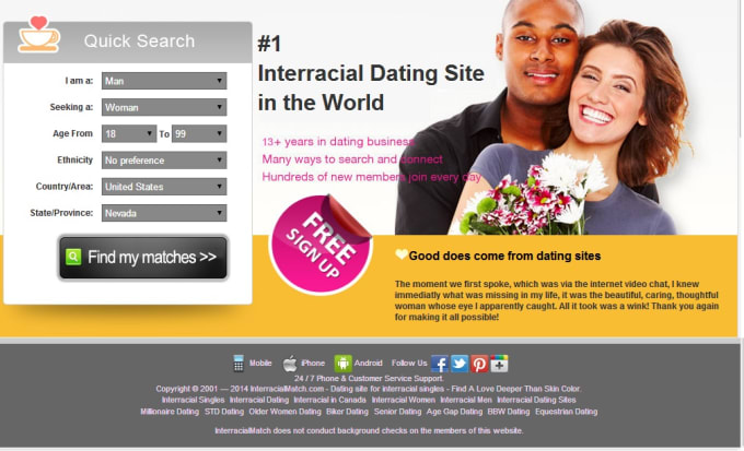 Interracial Dating Website