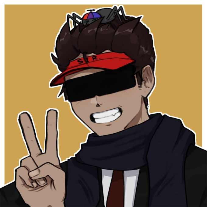 Draw your roblox or minecraft skin in my style by Beelzeth