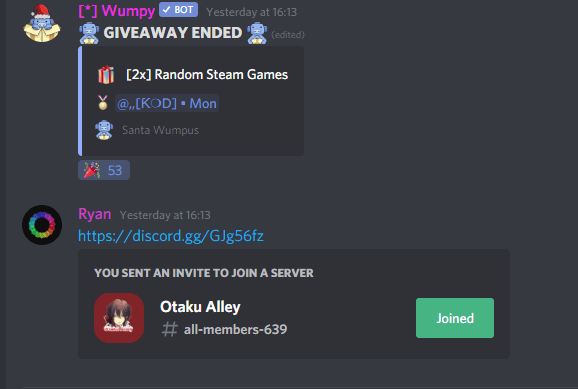 Advertise Your Discord Server In My 4800 Member Discord By Bogthebad - 100 free roblox accounts discord servers status steam