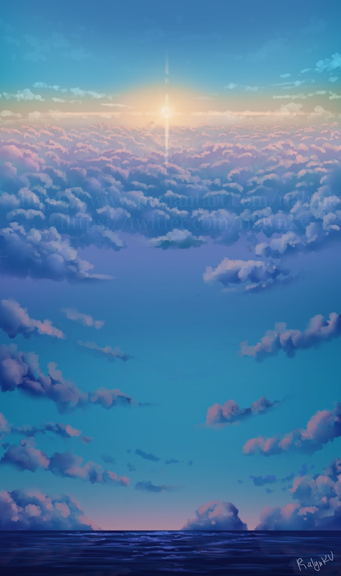 Make Anime Background Arts For You By Rialynkv