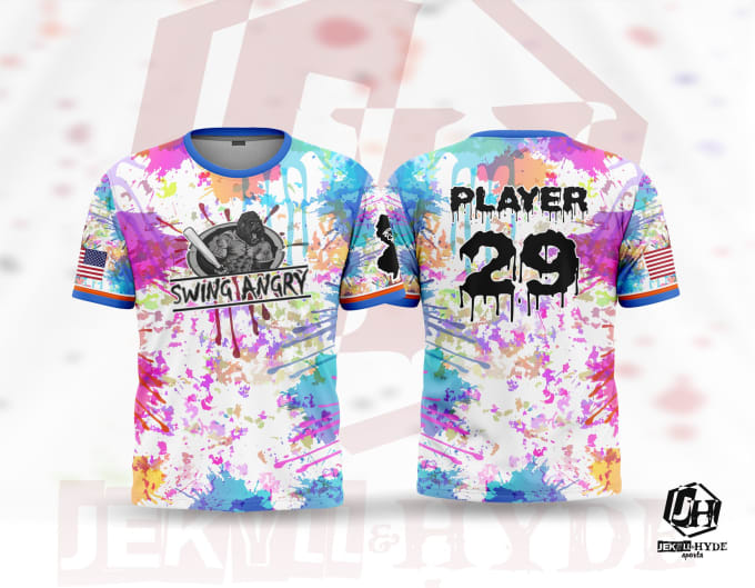 Design a full print sublimation jersey or uniform by Asad9863