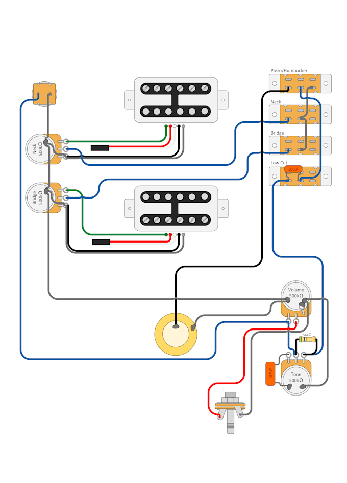 Design Custom Guitar Wiring Diagram