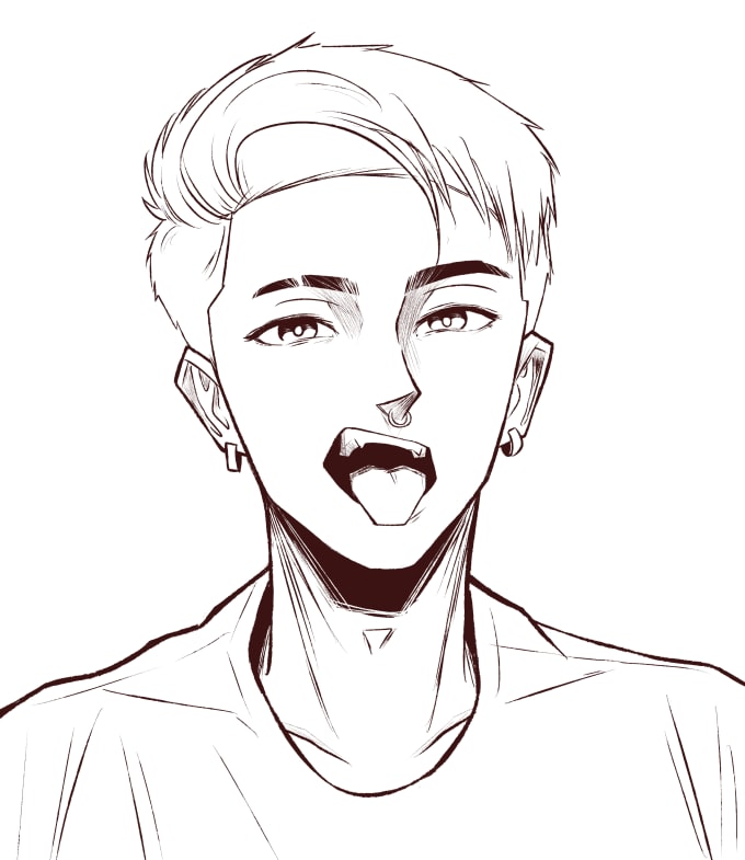 Draw Cool Anime Or Manga Fanart Illustration For You By Inustration Fiverr