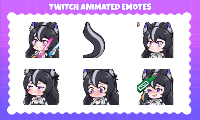 Create twitch animated emotes by Gangnamcreative | Fiverr
